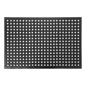 Bar Kitchen Industrial Multi-functional Anti-fatigue Drainage Rubber Non-slip Hexagonal Mat 60*90cm