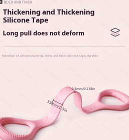 Resistance Bands,Professional Exercise Bands Long Natural Latex Elastic Bands, Perfect for Strength Training,Physical Therapy,Yoga,Pilates,Stretc (Color: Pink)