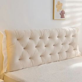 Headboard Pillow  Length 1.8m, 3 colors (Color: Beige)