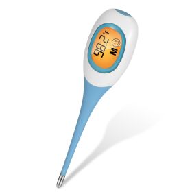 Oral Thermometer Body Thermometer Oral Rectal Underarm Temperature Thermometer C/F Switchable Accurate Fast Temperature Reading Fever Thermometer (Color: Blue, size: One size)